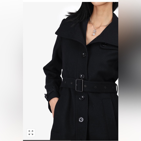 🇬🇧BURBERRY BRIT wool/cashmere blend winter trench coat - Picture 2 of 16